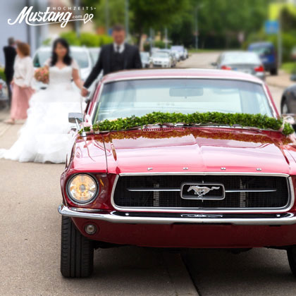 Hochzeitsauto Mustang Oldtimer